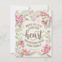 とりわけ、あなたのハート宗教的はがきを守る シーズンカード