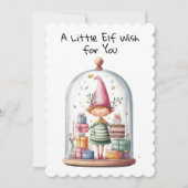 とろけるエルフ | 北極のクリスマスマジック シーズンカード (正面)