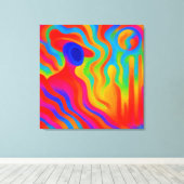 とろける知覚 キャンバスプリント (インサイチュ (ウッドフロア))