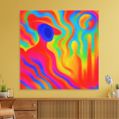 とろける知覚 キャンバスプリント (インサイチュ (リビング))