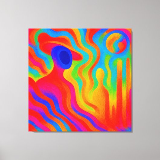 とろける知覚 キャンバスプリント (正面)