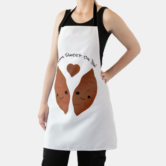 とろろ芋のかわいいサツマイモ エプロン (インサイチュ)