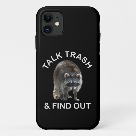 とんでもないアライグマとアライグマの服はゴミ箱を話す Case-Mate iPhoneケース (裏面)
