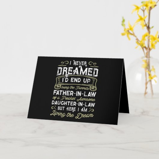 とんでもない素敵な義理の娘の親戚 カード (黄色い花)