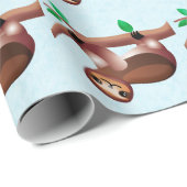 とんでもなく可愛いぶら下がったナマケモノが出る ラッピングペーパー (ロールコーナー)