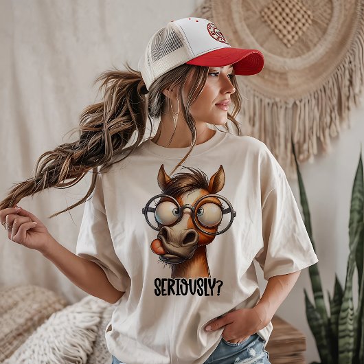 とんでもなく馬鹿馬しい馬 Tシャツ
