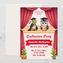 "とんでも賢い：卒業おめでとうオウルストラバガンザ！" 招待状