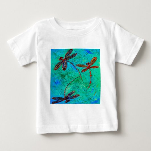 とんぼのダンス ベビーTシャツ (正面)