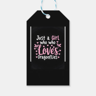 とんぼ とんぼが好きな女の子 Tシャツ ギフトタグ