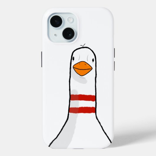 とんまなガチョウのiPhoneケース Case-Mate iPhoneケース (裏面)