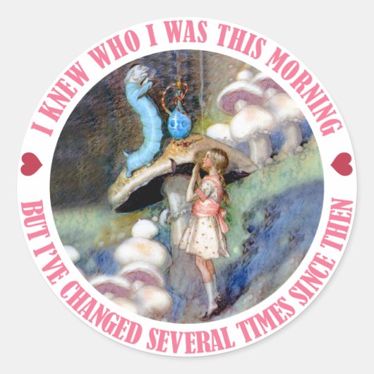 とアリスは言って、今朝は自分が何者かはわかっていた。 ラウンドシール (正面)