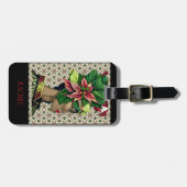 とエレガントエキゾチックなトロピ感じカルなラッグタグ ラゲッジタグ (正面横)