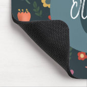 とエレガントフローラモダンモノグラム マウスパッド (コーナー)