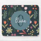 とエレガントフローラモダンモノグラム マウスパッド (正面)