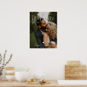 とエレガントモダンシンプルPhoto Script ポスター (キッチン)