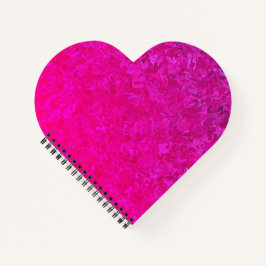 とエレガントモダン暗い赤紫色ピンク抽象芸術勾配 ノートブック