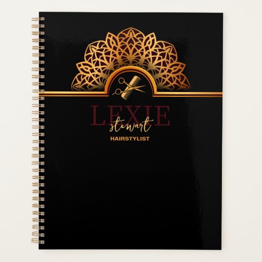 とエレガント上品美容師 プランナー手帳 (正面)