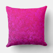 とエレガント暗い赤紫色のピモダンンク抽象芸術パターン クッション (裏面)