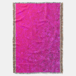 とエレガント暗い赤紫色のピモダンンク抽象芸術パターン スローブランケット