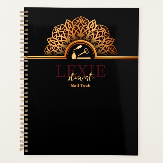 とエレガントClassy爪、 ネイルテック プランナー手帳 (正面)