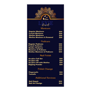 とエレガントClassy爪、 ネイルテック ラックカード