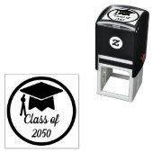 とエレガントClassy Grad Capクラス年 セルフインキングスタンプ (インサイチュ)