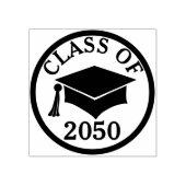 とエレガントClassy Grad Capクラス年 ラバースタンプ (インプリント)