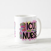 とカッコいいICUカラフルナース(大) コーヒーマグカップ (正面右)
