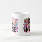 とカッコいいICUカラフルナース(大) コーヒーマグカップ (中央)