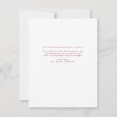 とカップル結婚したフォトグメリーリーンクリスマス シーズンカード (裏面)