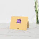 とカラフルチェリー・パステルサンキューカード サンキューカード (裏面)