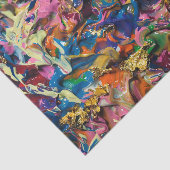 とカラフル抽象芸術アクリルフラワーズキャンバス 薄葉紙 (詳細)