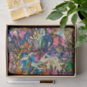 とカラフル抽象芸術アクリルフラワーズキャンバス 薄葉紙 (ギフト)