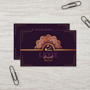 とクラシーエレガント爪、 ネイルテックロイヤリティ 名刺