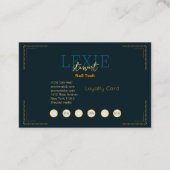 とクラシーエレガント爪、 ネイルテックロイヤリティ 名刺 (裏面)