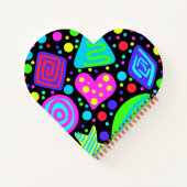 とグはっきりしたラフカラフルトプリント ノートブック (裏面)