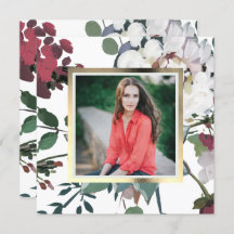 とシックかわいらしフローラ卒業パーティーの写真