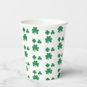 とシックエレガントセントパトリックの日パーティーフェイバー 紙コップ (裏面)
