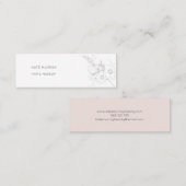 とシックモダンミニ名刺 スキニー名刺 (正面/裏面)