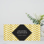 とシックモダンメイクアップアーティストギフト証明書 (スタンド正面)