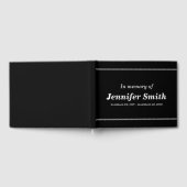 とシンプル保守的悔やみや弔慰ゲストブック ゲストブック (全面)