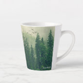 とジョ感動的ンやる気を起こさせる・ミュアの言葉 カフェラテマグ (右)