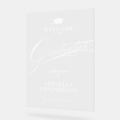 とスエレガントクリプトフォーマルの卒業 アクリルサイン (傾斜)