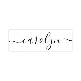 とスタイリッシュトレンディーブラックミニマルガーリーリスト セルフインキングスタンプ