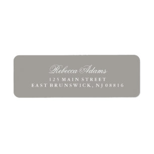 とスタイリッシュ深いグエレガントレー ラベル