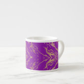 とスタイリッシュElegent Golden Marble pattern エスプレッソカップ (正面右)