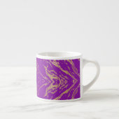 とスタイリッシュElegent Golden Marble pattern エスプレッソカップ (右)