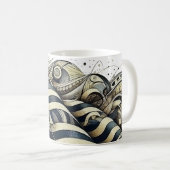 とストライプ星の向こう コーヒーマグカップ (正面右)