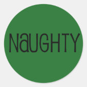 とニースいけな金ゴールドクリスマスホリデーギフトおもしろい2 ラウンドシール (正面)