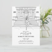 とフェミニン大学院エレガントのスケッチ 招待状 (スタンド正面)